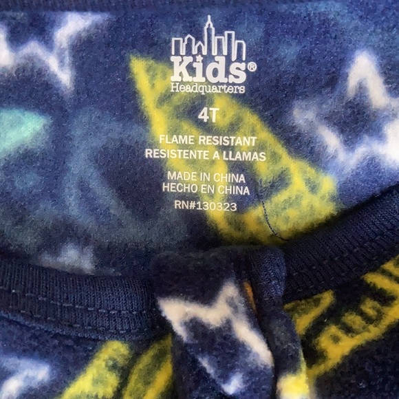 2- 4T Zipper Up Footie Pjs - Picture 4 of 8